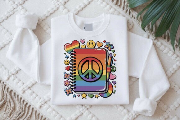 Colorful Spiral Notebook Peace Sign PNG: A Strategic Asset for Creative and Professional Projects