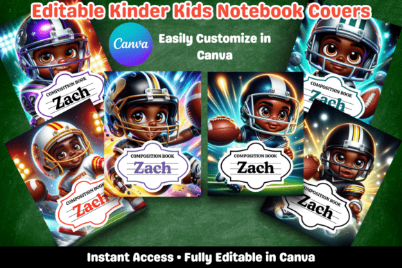 Football Lovers Notebook Covers: A Creative Tool for Personalized Learning and Sports-Themed Projects