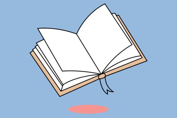 Open Book Vector Design 1: A Modern Creative Asset for Educators, Designers, and Entrepreneurs