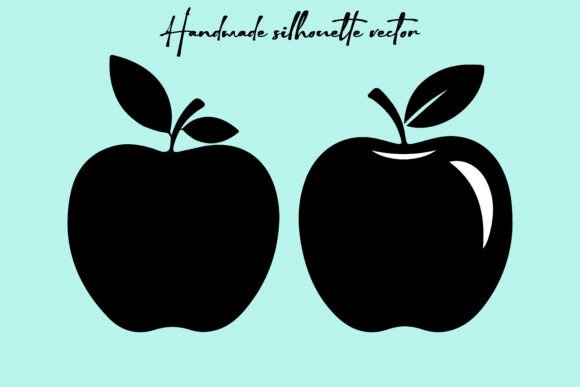 Premium Apple Silhouette Vector Set: A Versatile Design Asset for Modern Creatives