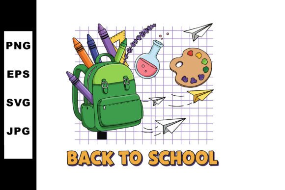 School Supplies Backpack with Crayons Pa: A Versatile Visual Resource for Creative and Educational Projects