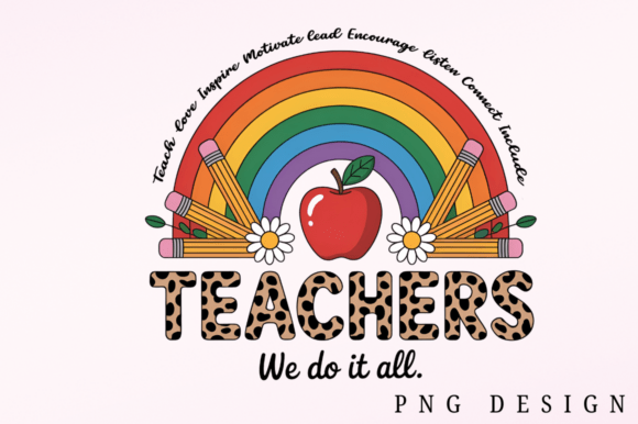 Teacher Motivation PNG for Creative Projects